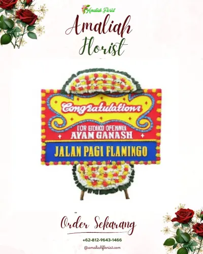 Bunga Papan Congratulation di Tihu
